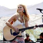 LAS VEGAS, NV - APRIL 01:  Musician Jennifer Wayne of Runaway June performs onstage at the ACM Party For A Cause: Tailgate Party on April 1, 2017 in Las Vegas, Nevada.  (Photo by Gabe Ginsberg/Getty Images for ACM)